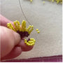 Beaded Flower Craft Kit - Pansy