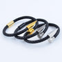 Leather Bracelet with Nail Design