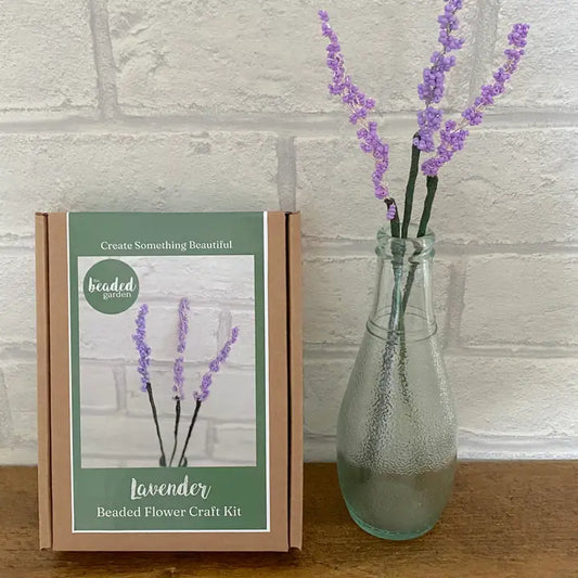 Beaded Flower Craft Kit - Lavender