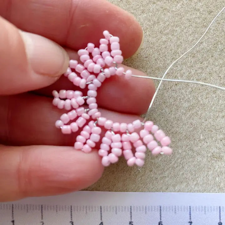 Beaded Flower Craft Kit - Gerbera (Pink)