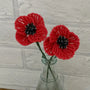 Beaded Flower Craft Kit - Poppy