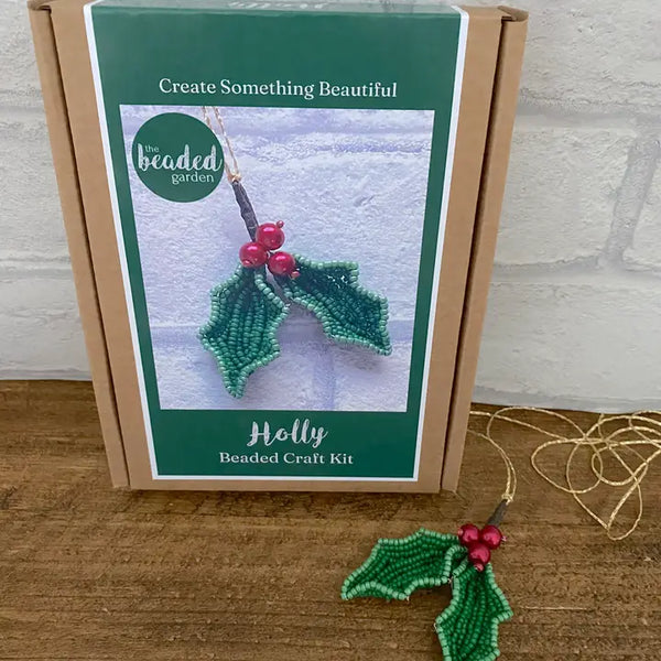 Beaded Craft Kit - Holly