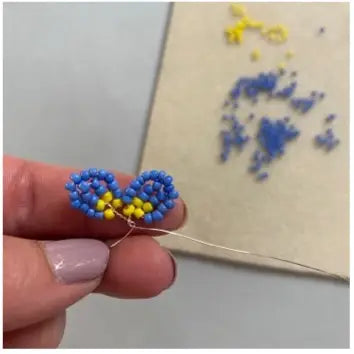 Beaded Flower Craft Kit - Forget Me Not
