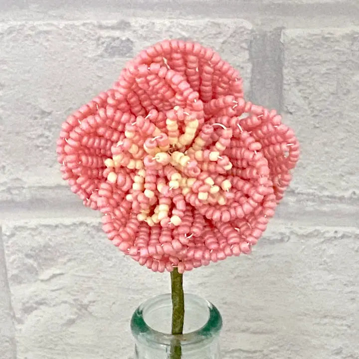 Beaded Flower Craft Kit - Peony