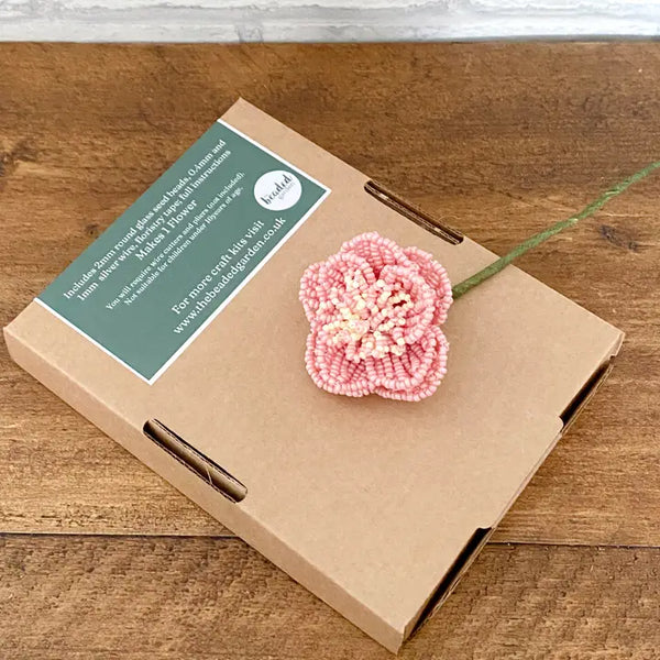 Beaded Flower Craft Kit - Peony