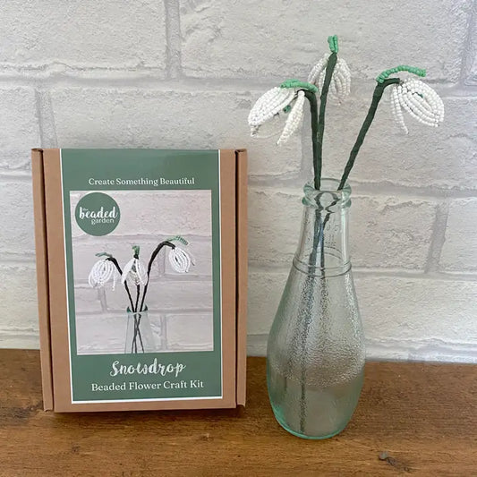 Beaded Flower Craft Kit - Snowdrop