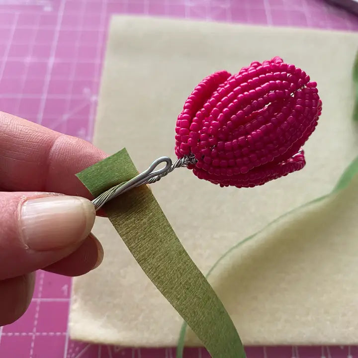 Beaded Flower Craft Kit - Tulip