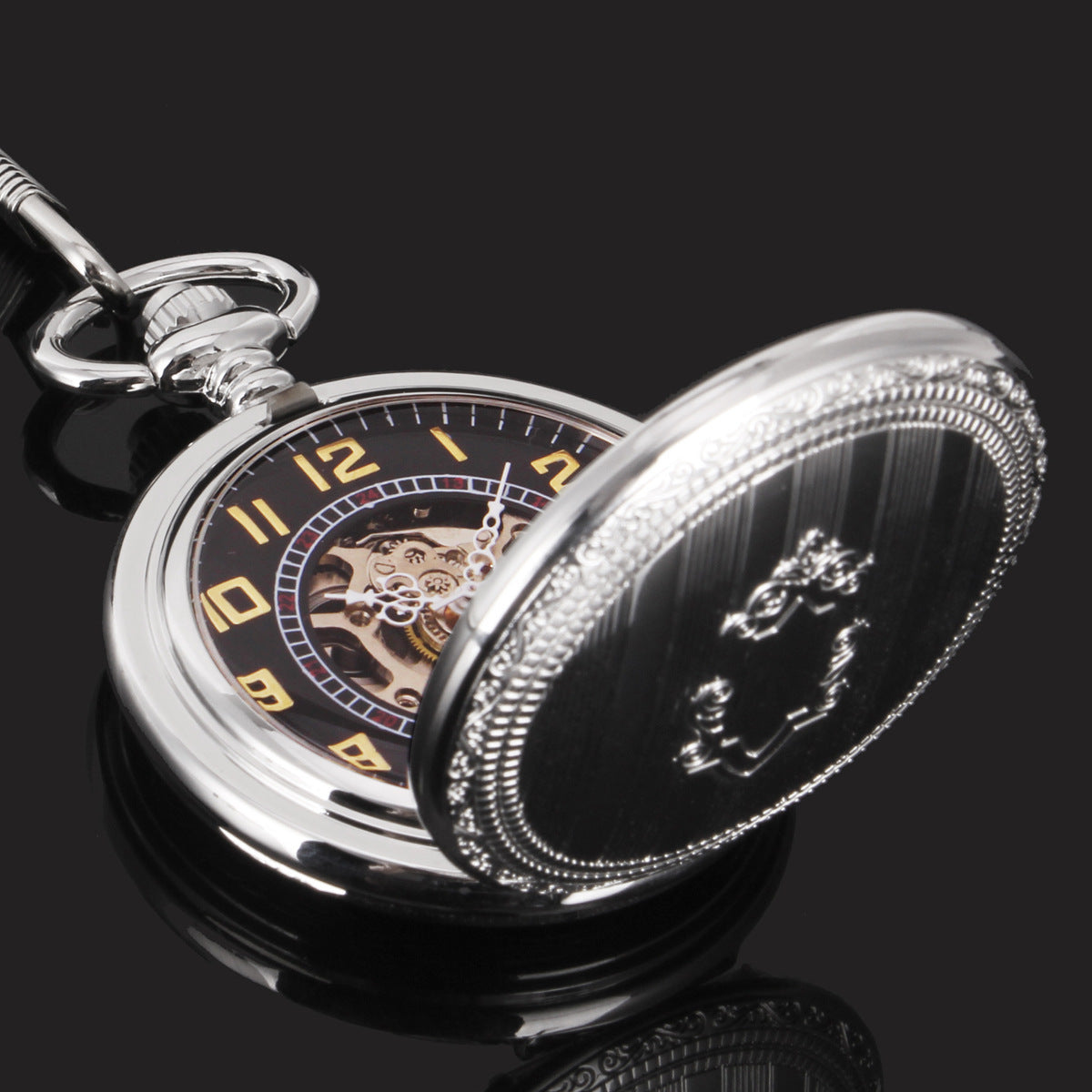 Shield Automatic Pocket Watch
