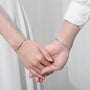 Silver Sun And Moon Couple Bracelets