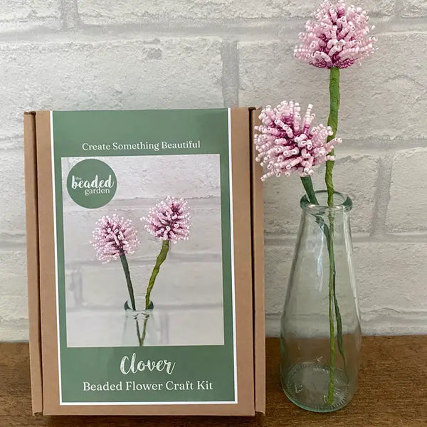 Beaded Flower Craft Kit - Clover