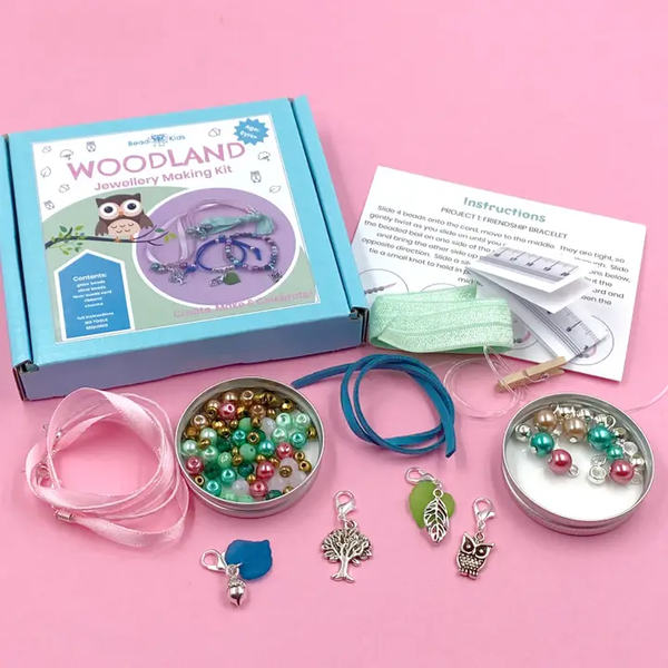 Woodland Jewellery Making Kit For Children