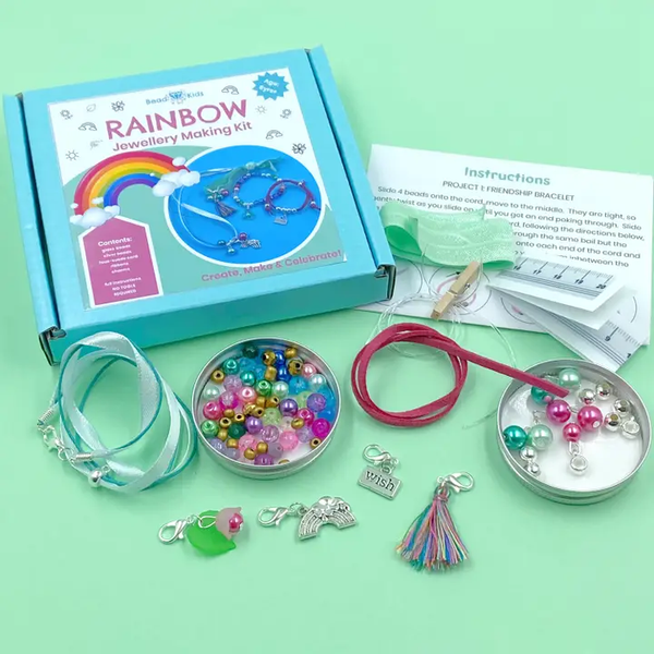 Rainbow Jewellery Making Kit For Children